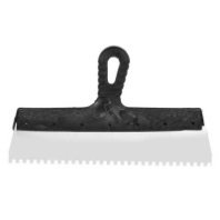 1205109 Шпатель малярный зубчатый 350мм, зуб 6х6мм, Россия
