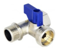 Кран шаровый трёхпроходной для подкл. стац. приб. 1/2" х 3/4" х 1/2" в/н/н, хром MPF, MP-У