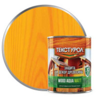 0013927 Текстурол WOOD AQUA MATT деревозащитное средство на вод. основе Сосна 0,8л Л-С